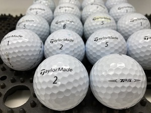 Q317【人気】TaylorMade テーラーメイド ツアープリファード TP5 2019年モデル ホワイト 18個【B級ランク】【ロストボール】