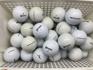 【激安 K44 送料無料】【ランク Ｂ級】 SRIXON スリクソン ディスタンス年代混合 ホワイト　44個 【ロストボール】