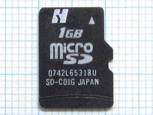 ★HAGIWARA SYS-COM microＳＤカード １ＧＢ 中古 ★送料６３円～