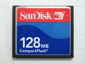 ★SanDisk コンパクトフラッシュ １２８ＭＢ 中古★送料６３円～ 