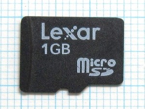 ★Lexar microＳＤカード １ＧＢ 中古 ★送料６３円～