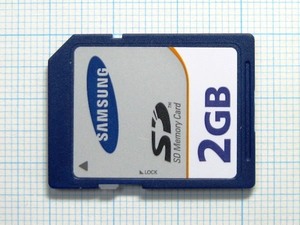 ★SAMSUNG ＳＤメモリーカード ２ＧＢ 中古★送料６３円～