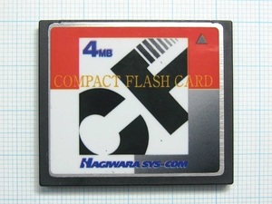 *HAGIWARA SYS-COM CompactFlash 4GB used * postage 63 jpy ~