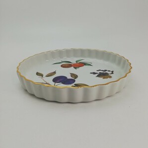 KA★1円～ 中古 保管品 ROYAL WORCESTER ロイヤルウースター イヴシャムゴールド グラタン皿/タルト皿の画像9