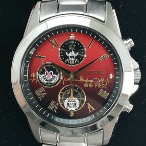 KA★1円～ 中古品 SEIKO セイコー ワンピース FILM RED公開記念 7T92-HCR0 2000点限定 動作確認済み 稼働品 箱付きの画像1