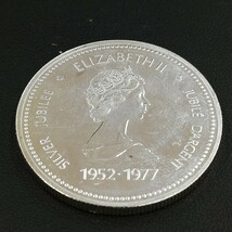 KA★1円～ 保管品 カナダ 銀貨 1ドル 在位25周年 カルガリー グリフォン 4枚 まとめ セット_画像4
