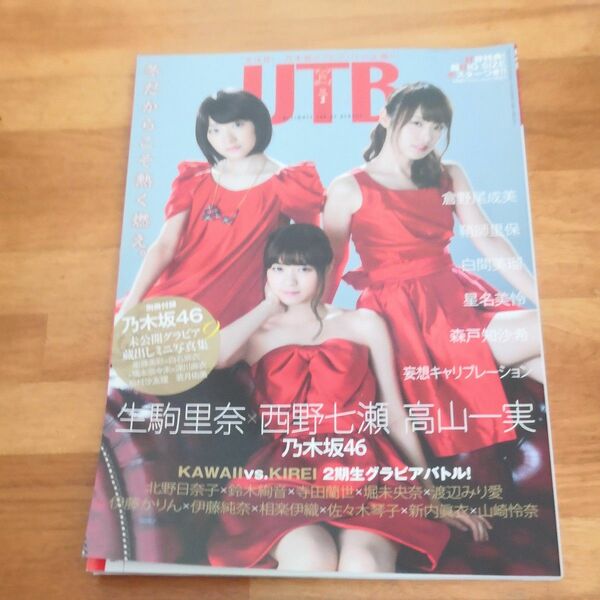 ＵＴＢ (２０１６年２月号) 月刊誌／ワニブックス 西野七瀬 ポスター付き