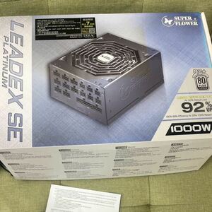 SUPERFLOWER 80PLUS PLATINUM certification high-end 1000W power supply LEADEX PLATINUM SE BLACK