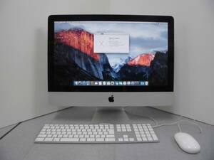 Apple　iMac　A1311　21.5インチ　Core2Duo3.06GHz　メモリ4GB　HDD500GB　MacOSX El Capitan