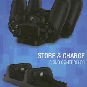【新品】PS4コントローラー2台用充電器 スマホ・タブレットマイクロUSB対応の画像3