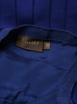 B092☆ BALLSEYのスカート ボールジー トゥモローランド 青紫系 プリーツ 台形 とろみ系 レディースボトムス トゥモローランド_画像2