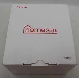 □docomo ドコモ ホームルーター home 5G HR02 ダークグレー 判定〇
