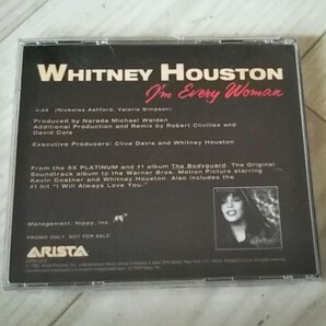 【新品未開封】WHITNEY HOUSTON ホイットニー・ヒューストン I'M EVERY WOMAN アイム・エヴリ・ウーマン US盤プロモ非売品CDシングルの画像2