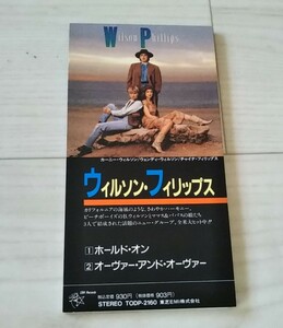 WILSON PHILLIPS ウィルソン・フィリップス　HOLD ON ホールド・オン　国内廃盤貴重8cm CDシングル 〈全米NO.1〉　