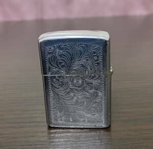 レア☆ ZIPPO STERLING ジッポ　スターリング　ベネチアン　イタリック体ロゴ刻印　