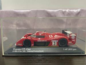 ケース入り　ミニチャンプス Toyota トヨタ GT-ONE LEMANS 24HRS 1999