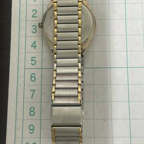ALBA SUCCESS ムーンフェイズ 腕時計 紺文字盤 ゴールドベゼル 電池切れの画像6