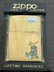 1円～新品未使用　Zippo/ジッポ　オイルライター　ロボチカ　2号　ゴールド　喫煙具　喫煙グッズ