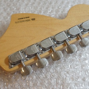 Fender Classic Series 70s Stratocaster Neck ラージヘッド 4点止め 改 ストラト ネック フェンダー K-keyペグ プレート付属 良品 MODの画像5