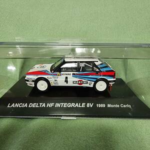 送料無料★WRC ミニカー シーエムズ CM’s ラリーカーコレクション 1/64 LANCIA DELTA INTEGRALE 8V 1989 MonteCarlo デルタインテグラーレ