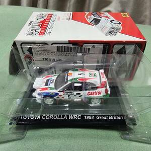 送料無料★WRC ミニカー シーエムズ CM’s ラリーカーコレクション 1/64 TOYOTA COROLLA 1998 Great Britain カローラ ライトポッド