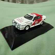 送料無料★WRC ミニカー CM's 1/64 ラリーカーコレクション トヨタ セリカ ツインカムターボ 1985 サファリ_画像1