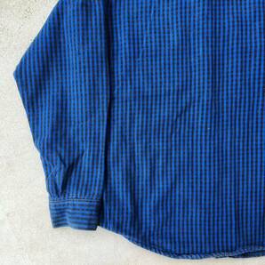 希少カラー 70s fivebrother ギンガムチェック ネルシャツVintage FIVE BROTHER flannel shirts M usa製 ビンテージ ファイブブラザーの画像7