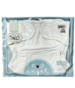  stock disposal ANGELenzeru diaper cover cloth diaper cover baby post-natal 18 months height 80cm weight 11kg white plain 