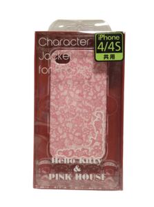 ハローキティ&ピンクハウス iPhone4 iPhone4S 専用 SANPK-01B カバーケース