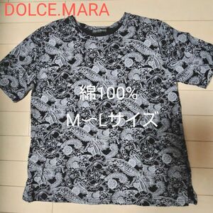 DOLCE.MARA　綿100%プリントＴシャツ