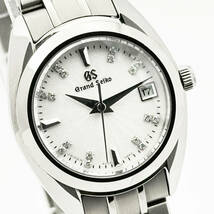 極美品 Grand Seiko グランドセイコー エレガンスコレクション STGF315 4J52-0AG0 16Pダイヤモンド ブライトチタン 26mm クォーツ 正規品_画像3