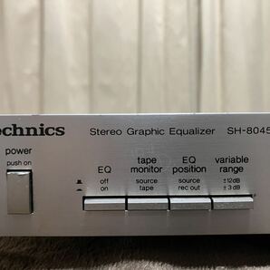 Technics テクニクス◆グラフィック イコライザー SH-8015 Stereo Frequency Equalizer オーディオ 通電OKの画像2