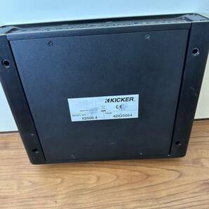 KICKER キッカー IQ500.4 最上級モデル 定価18万 DSP内蔵 アンプ パワフル 正規品 動作確認済 検ROCKFORD FOCAL JL DIATONE即決送料無料の画像5