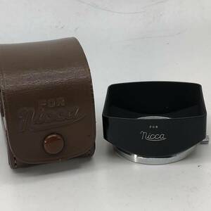 Niccanika metal lens hood black black inside diameter approximately 42mm