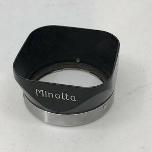 ミノルタ minolta  内径32mm 二眼レフ メタルフード 革ケースの画像2