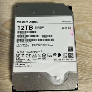 大容量HDD WD 12TB 3.5インチ SATA ハードディスク