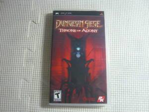 海外版PSP《Dungeon Siege: Throne of Agony》中古