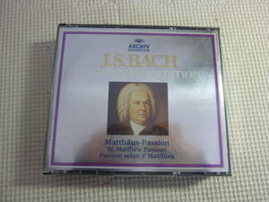 レ　CD3枚セット[J.S.BACH:MATTHAUS-PASSION/KARL RICHTER]中古