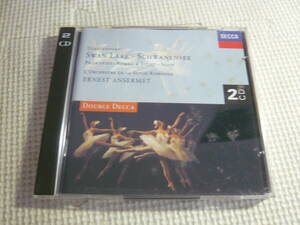 CD２枚組☆Tchaikovsky: Swan Lake; Prokofiev: Romeo & Juliet / Ansermet☆中古