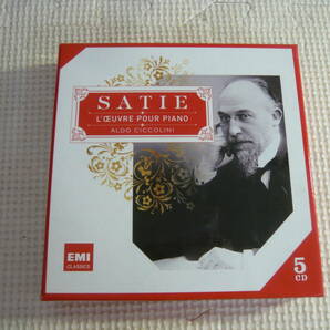 CD5枚組《Satie: Piano Works - Second Complete Recording/アルド・チッコリーニ》中古の画像1