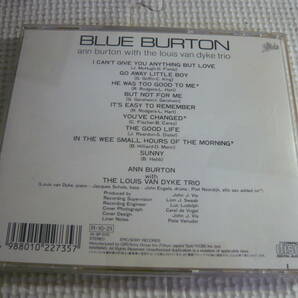 CD☆ANN BURTON BLUE BURTON☆中古の画像2