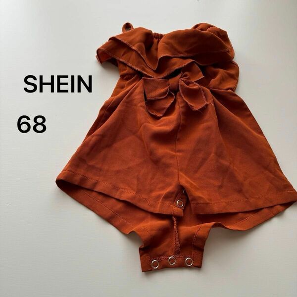 SHEIN ショルダー ロンパース 68