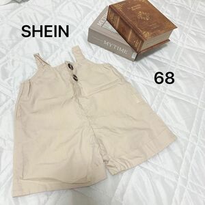 68size/SHEIN/キャミロンパース/シーン/サロペット/baby服/ベビー服