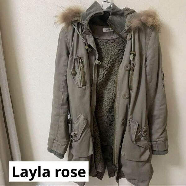 Layla rose レイラローズ ミリタリー ジャケット コート レディース アウター ファー