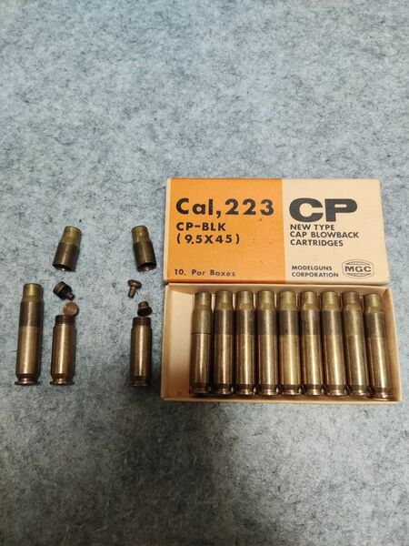 MGC .223 CPカートリッジ 5.56x45mm NATO弾　M4 M16