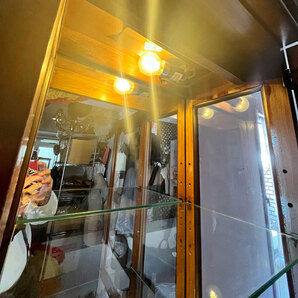 アメリカンヴィンテージ ディスプレイショーケース/時計ジュエリーアクセサリー飾り棚ケビントイギリスフランスアンティークusa製50s60s70sの画像10