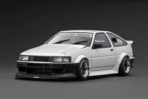 IG2968 ignition model 1/18 RWB AE86 White/Black イグニッションモデル トヨタ