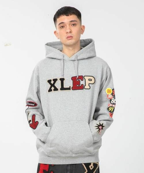XLARGE × ERASED XLEP PULLOVER HOODED SWEAT