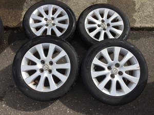 マツダ ベリーサ純正アルミ 15X6j +45 人気のレグノ☆185/55R15 4本セット