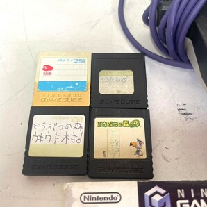 E350 任天堂 Nintendo ゲームキューブ GAME CUBE コントローラー ソフト メモリーカード 大量 まとめ売り マリオ 他の画像4